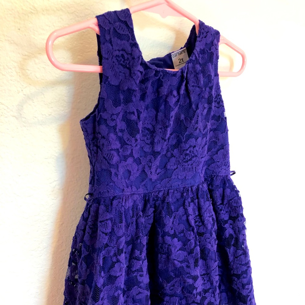 Carter’s 2T royal blue/purple Toddler dress